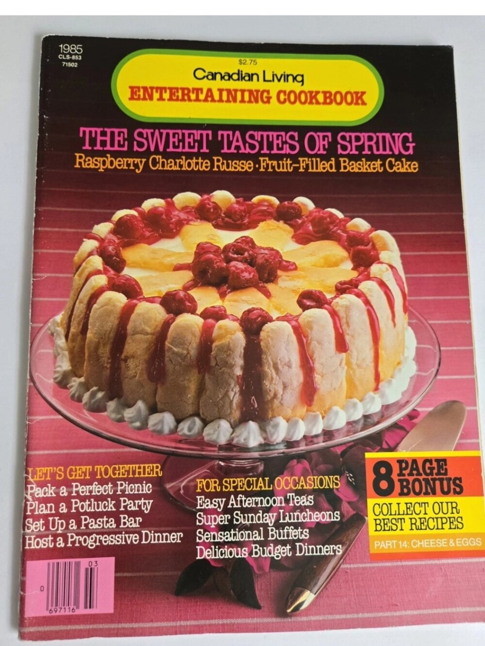 Canadian Living The Sweet Tastes of Spring Cookbook Vintage
